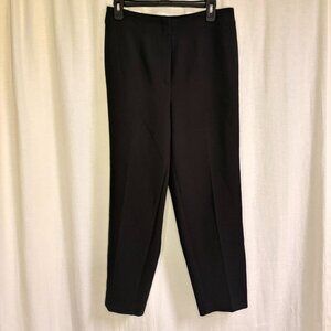 Ann Taylor Black Straight Leg Ankle Dress Pants Women’s 6 Career Work